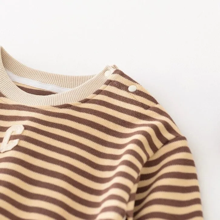 Striped Baby Casual Long Sleeve Top