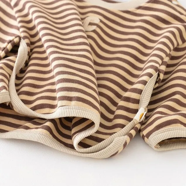 Striped Baby Casual Long Sleeve Top