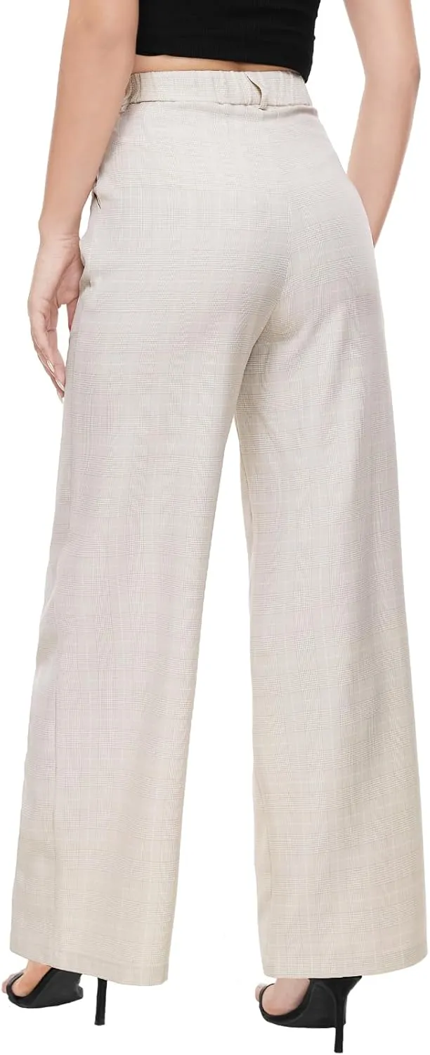 Tapata Women Wide Leg Pants High Waisted Dress Trousers Casual Elastic Pockets Business Work Slacks