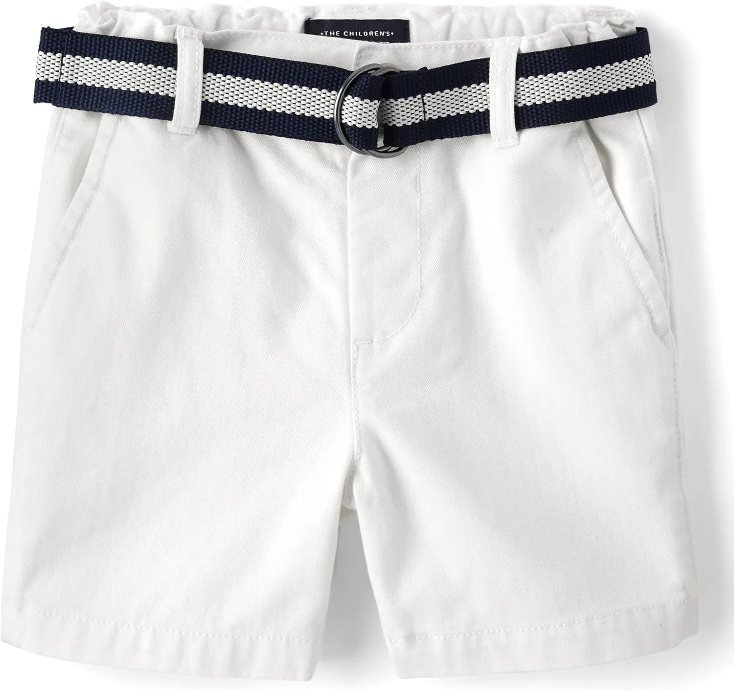 The Children's Place Baby Boys' and Toddler Twill Belted Chino Short