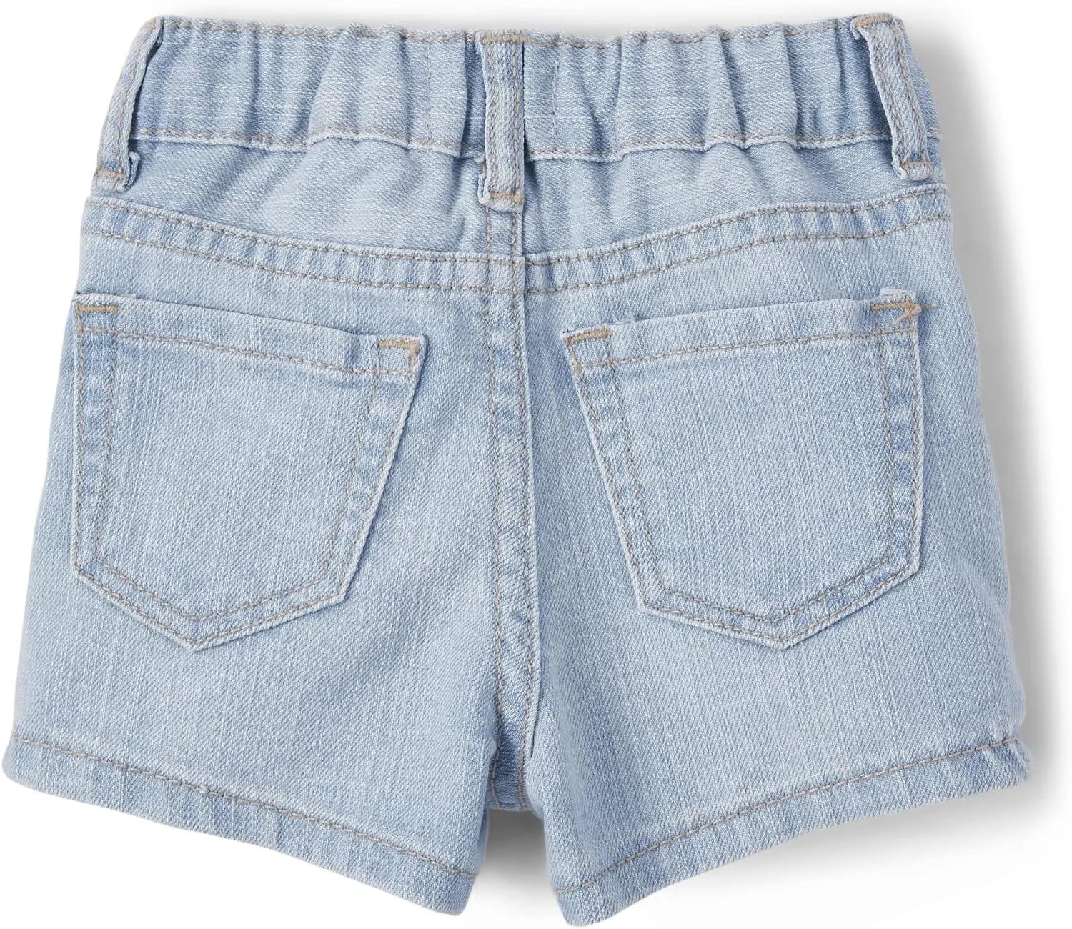 The Children's Place Baby Toddler Girls Denim Shortie Shorts 3 Pack