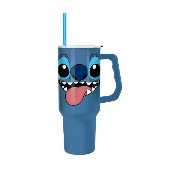 Tumbler - Stainless Steel Stitch Face - 40oz - Blue