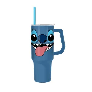 Tumbler - Stainless Steel Stitch Face - 40oz - Blue