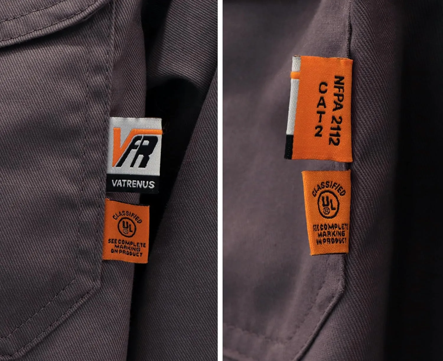VATRENUS FR Shirts for Men 6.5oz Button Down Flame Resistant 100% Cotton Men's Pre-Washed Fire Retardant Work Shirt