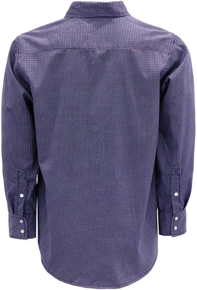 VATRENUS FR Shirts for Men Print Plaid 6.5oz Flame Resistant 100% Cotton Men's Pre-Washed Fire Retardant Work Shirt