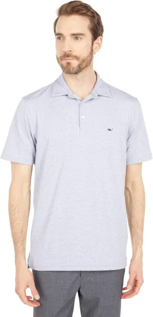 vineyard vines Men's St. Jean Short Sleeve Stripe Sankaty Polo