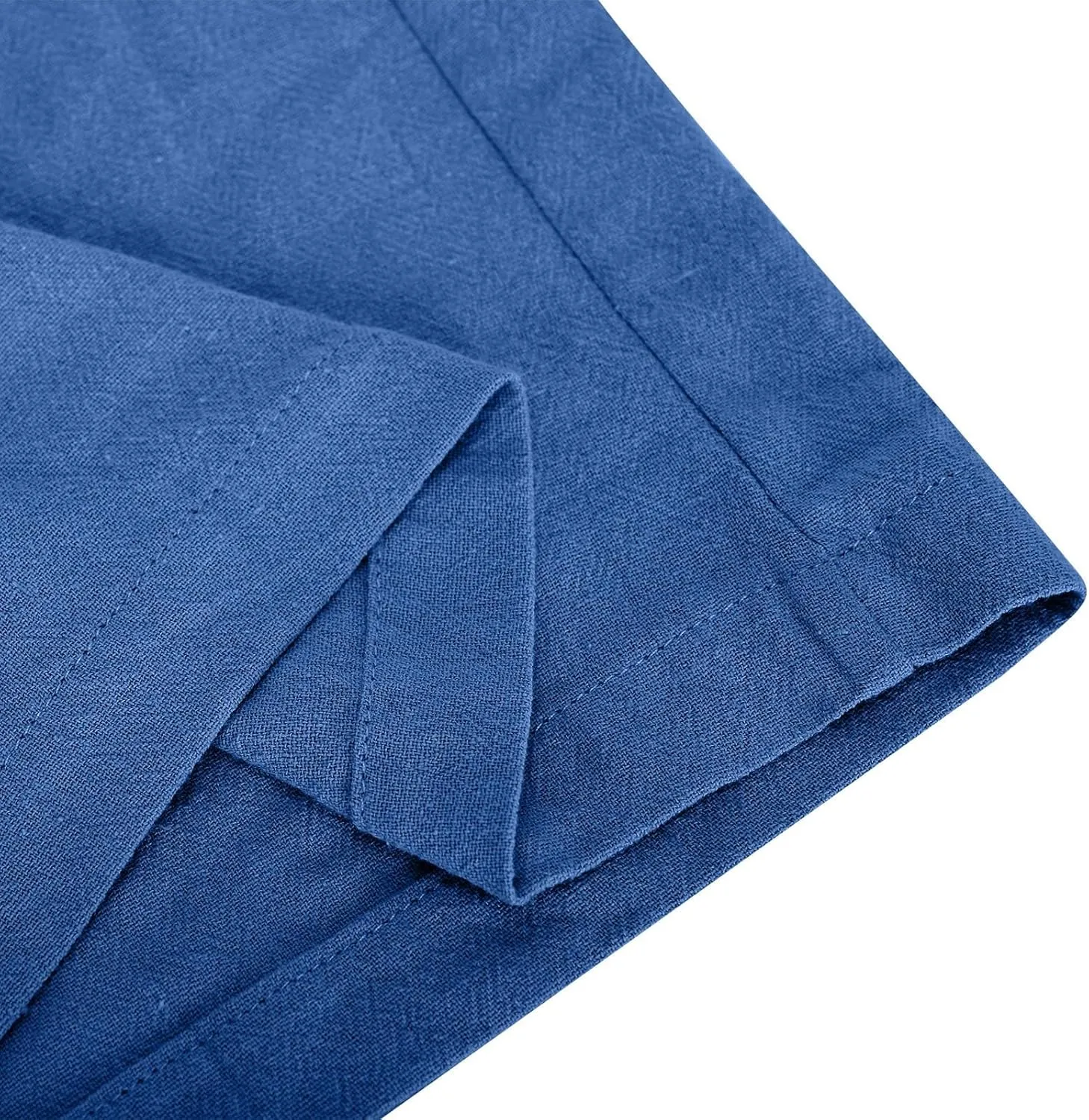 Wide Leg Linen Pants for Women Casual Summer Elastic Waist Loose Palazzo Trousers Flowy Beach Lounge Pants with Pocket