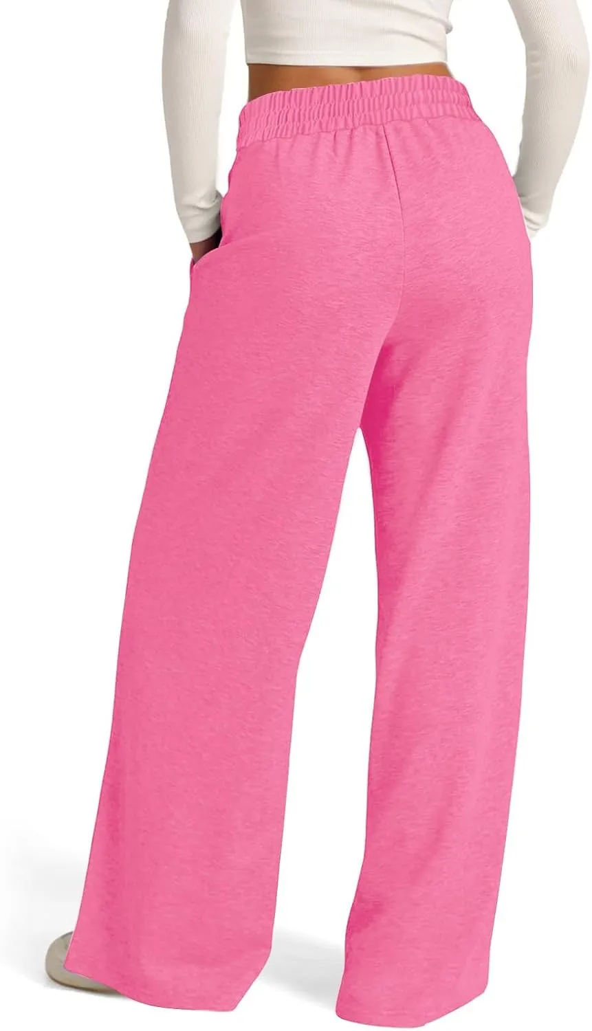 Wide Leg Pants for Women, High Waisted Straight Leg Pants Wide Cotton