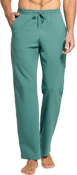 Willit Men's Cotton Yoga Sweatpants Athletic Pants Open Bottom Exercise Lounge Pants Loose Male Sweat Pants with Pockets