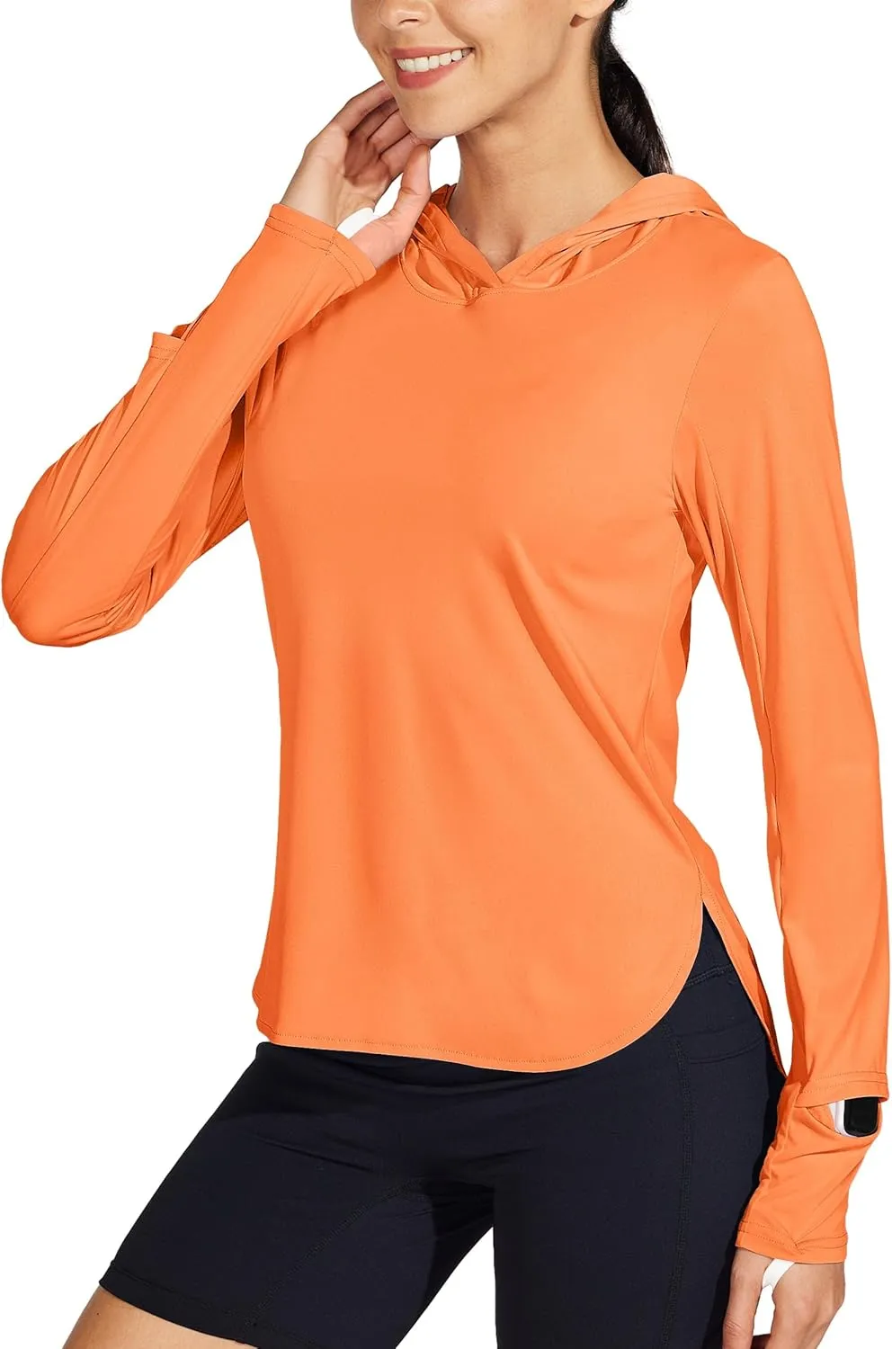 Willit Women's Sun Shirts Hoodie UPF 50  SPF Long Sleeve Hiking Lightweight Quick Dry UV Protection Outdoor Clothing
