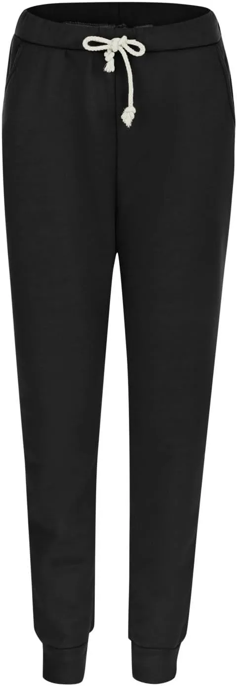 Women Fleece Thicken Loungewear Suit Solid Color Long Sleeve Pullover Drawstring Pants Winter Warm Velvet Pajamas Set