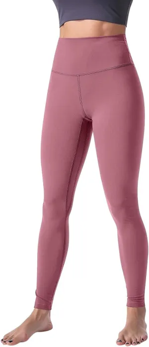 Women High Waisted Leggings Stretch Slim Butt Lifting Yoga Pant Through Tummy Control Sport Gym Lounge Tights Trouser
