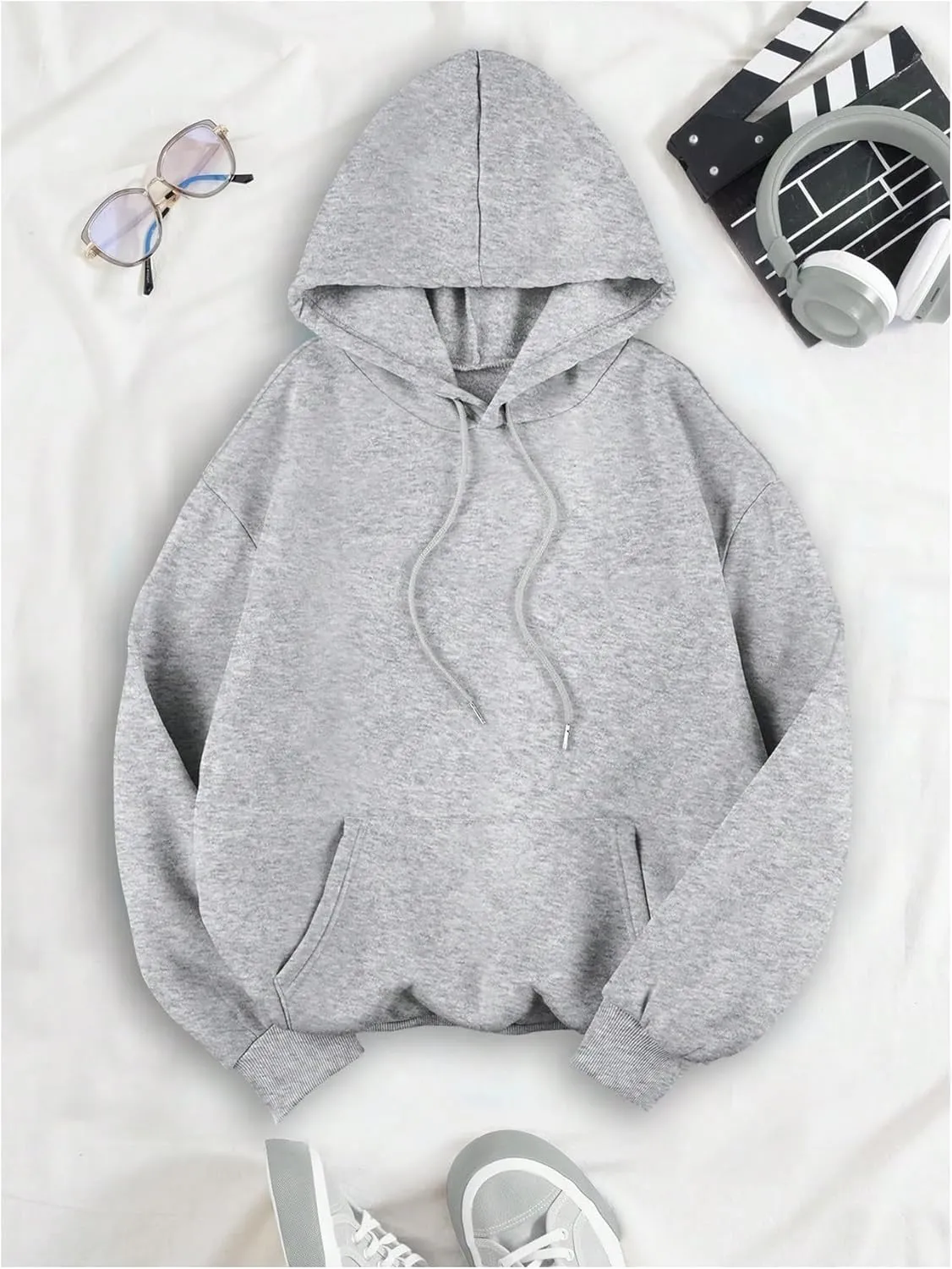 Women's Cheetah Leopard Star Print Hooded Sweatshirt Y2k Casual Long Sleeve Pullover Hoodie Tops