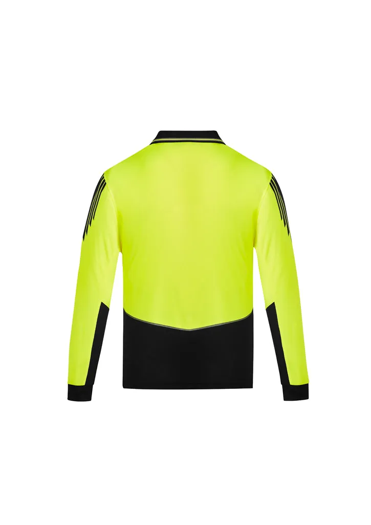 ZH310 - Syzmik - Mens Hi Vis Flux L/S Polo