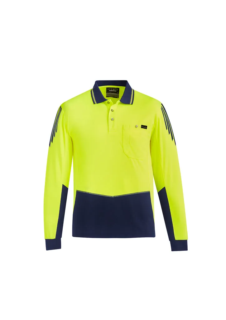 ZH310 - Syzmik - Mens Hi Vis Flux L/S Polo