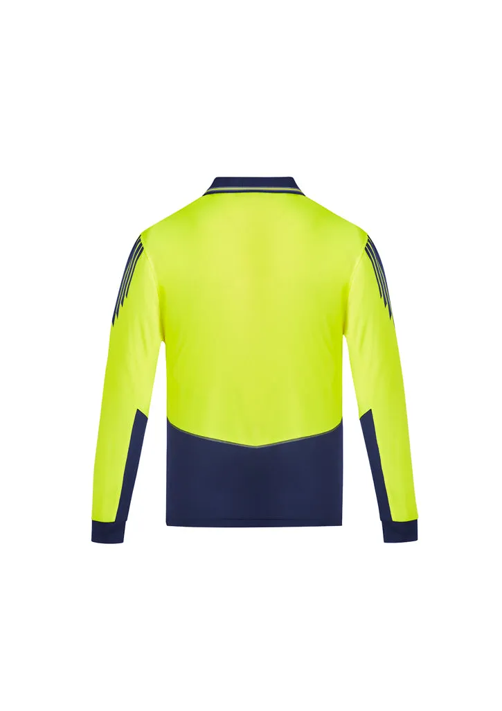 ZH310 - Syzmik - Mens Hi Vis Flux L/S Polo